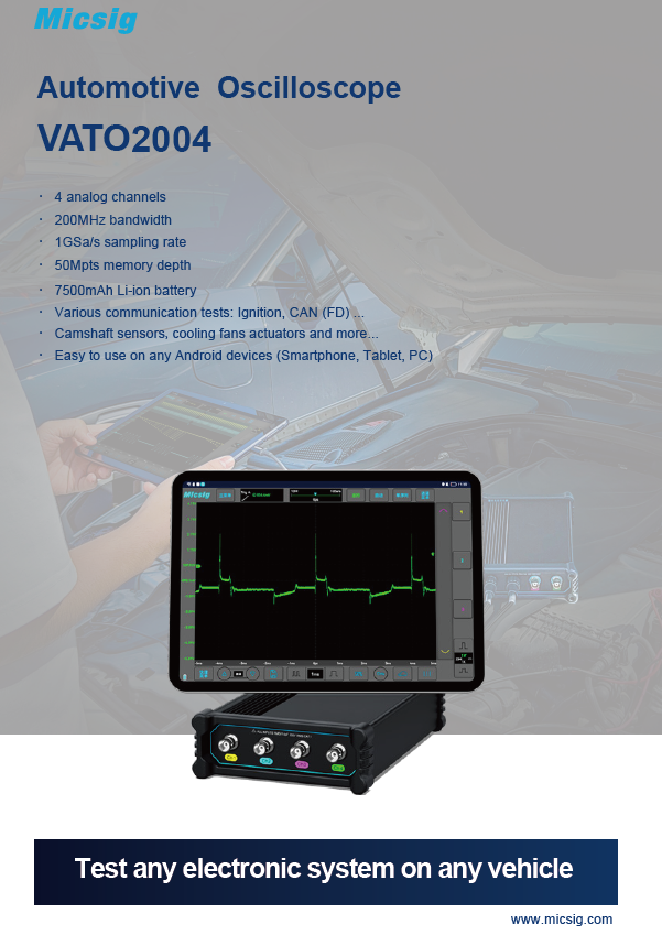 Datasheet - Automotive Oscilloscope VATO Series
