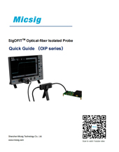 Quick Guide - SigOFIT optical-fiber isolated probe