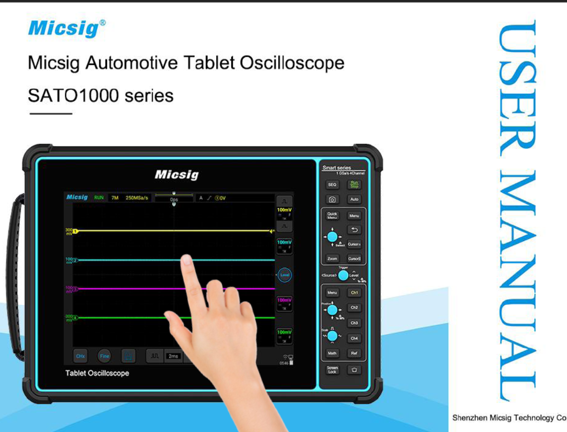 User Manual - Automotive Oscilloscope SATO Series