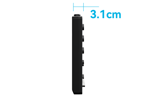 Ultra-thin 3.1cm Body