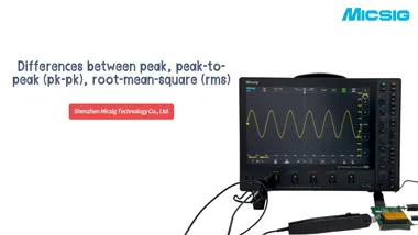Understanding the DifferencesBetween Peak, Peak-to-Peak, andRMS Values in Oscilloscope andProbe Measurements