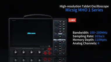 Micsig High-resolution TabletOscilloscope MHO1 Series