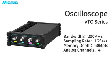 Micsig oscilloscope VTO series videointroduction and operation demonstration
