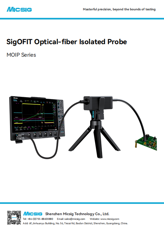 Brochure SigOFIT Gen2 optical-fiber isolated probe