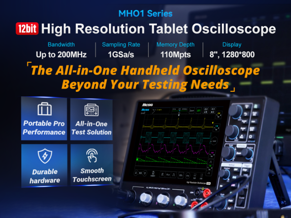Understand the Micsig MHO14 Series High-Resolution Tablet Oscilloscopes in One Article