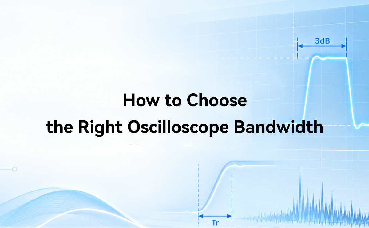 How to Choose the Right Oscilloscope Bandwidth