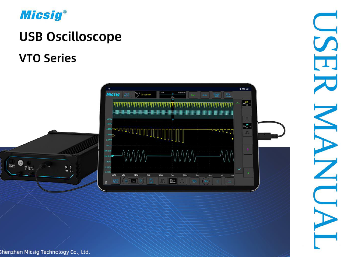 User Manual - Android (USB) Oscilloscope VTO Series