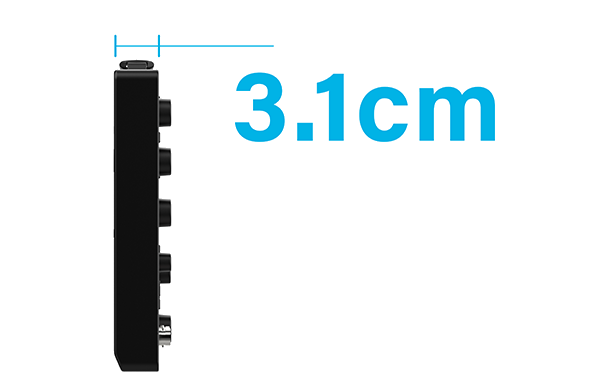 Ultra-thin 3.1cm Body