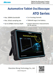 Datasheet - Automotive Oscilloscope ATO Series