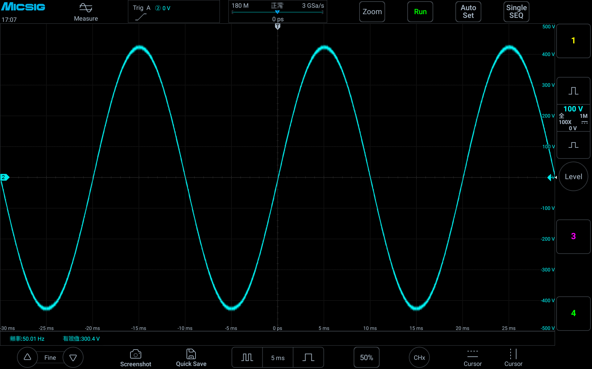 hign current measuremnets