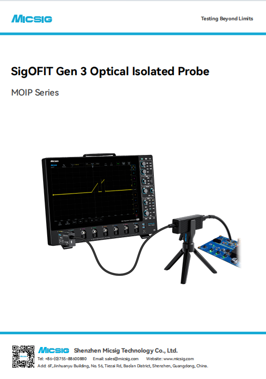 Brochure - SigOFIT Gen 3 optical-fiber isolated probe