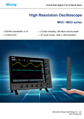 Datasheet - GEN 5 Digital Oscilloscope MDO Series