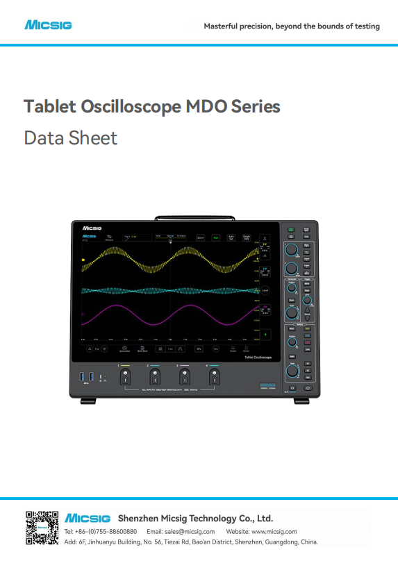 Datasheet - GEN 5 Digital Oscilloscope MDO Series