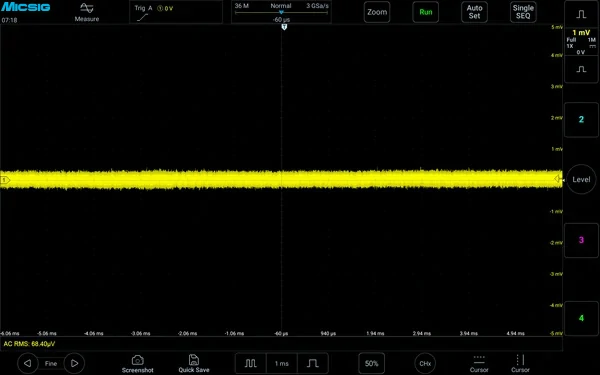 Low noise floor
