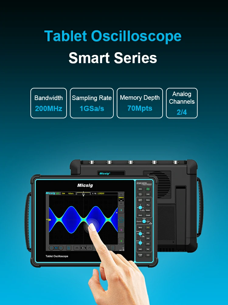 GEN 4 Tablet Oscillsocope Smart Series