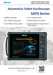 Datasheet - Automotive Oscilloscope SATO Series