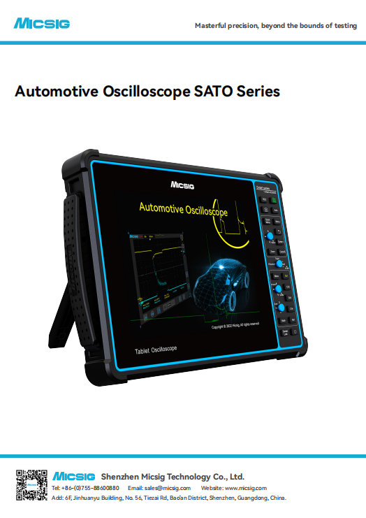 Datasheet - Automotive Oscilloscope SATO Series