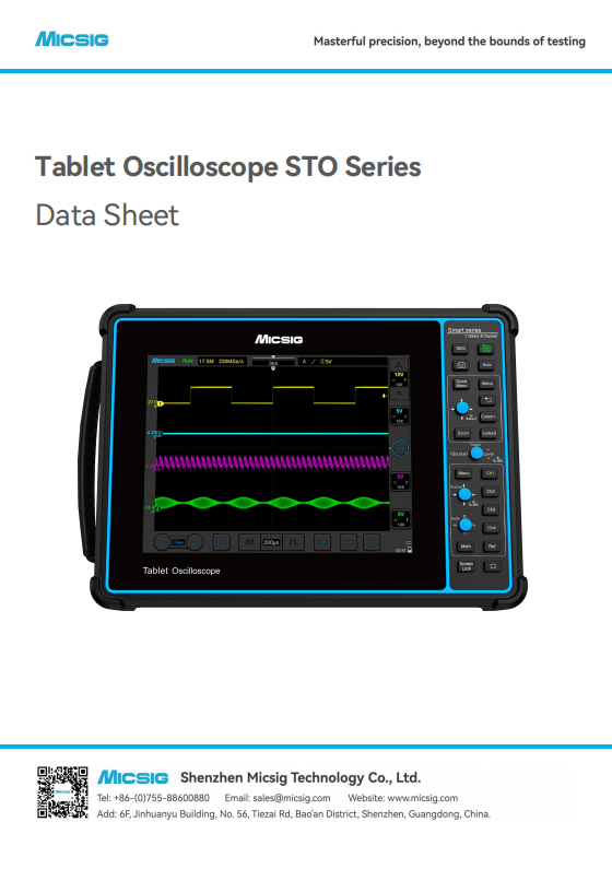 Datasheet - Tablet Oscilloscope STO Series