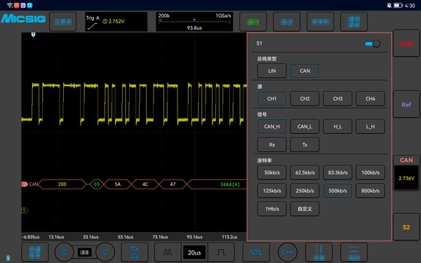 Oscilloscope VTO Series