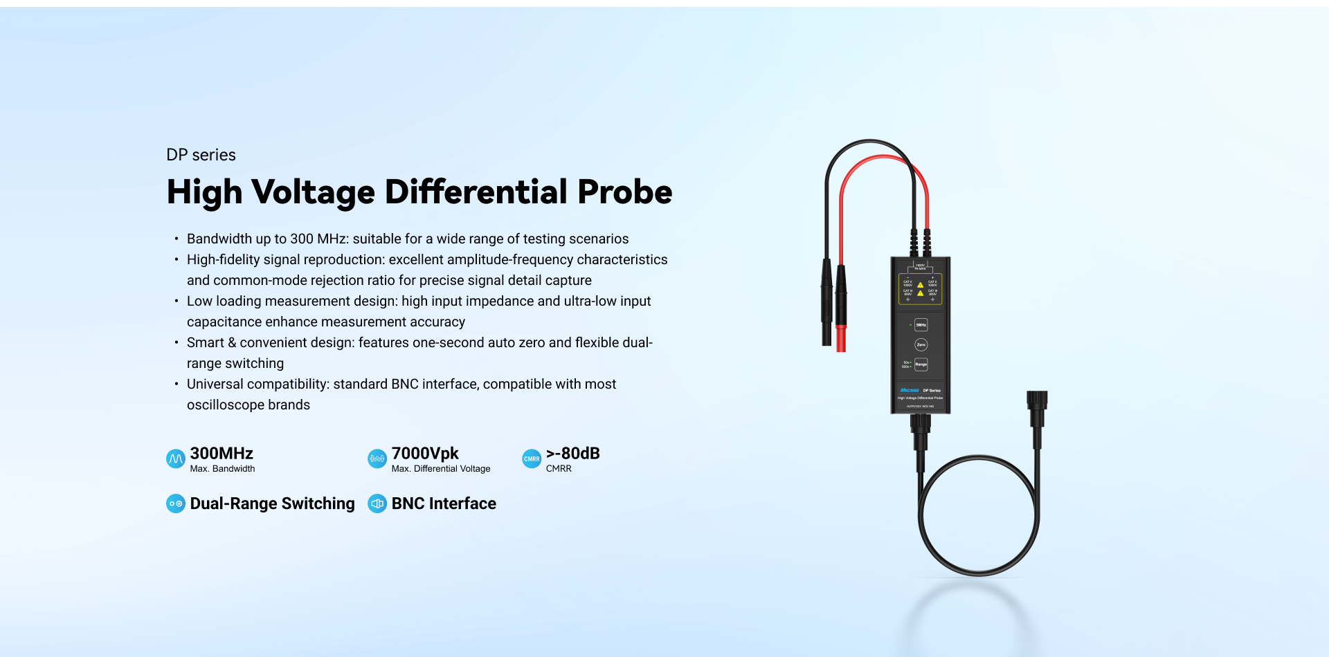 High Voltage Differential Probe DP Series