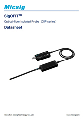 Datasheet - SigOFIT optical-fiber isolated probe