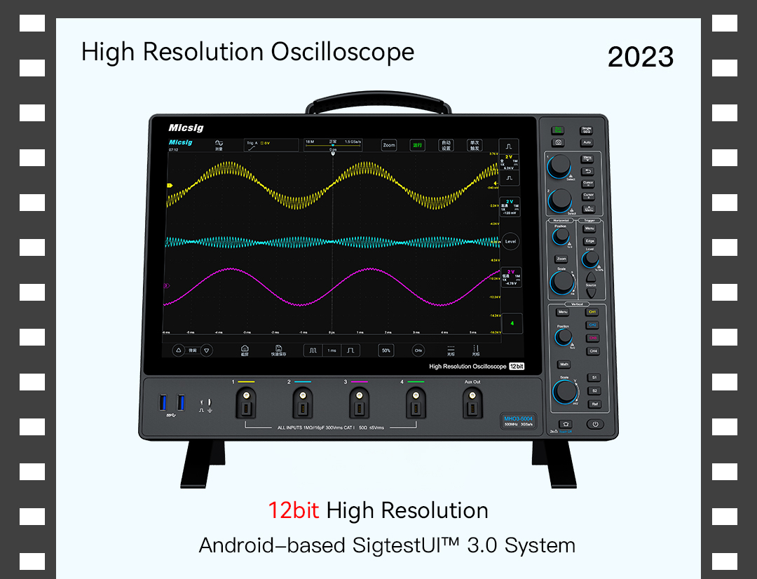 MHO High Resolution Oscilloscope 3 Series