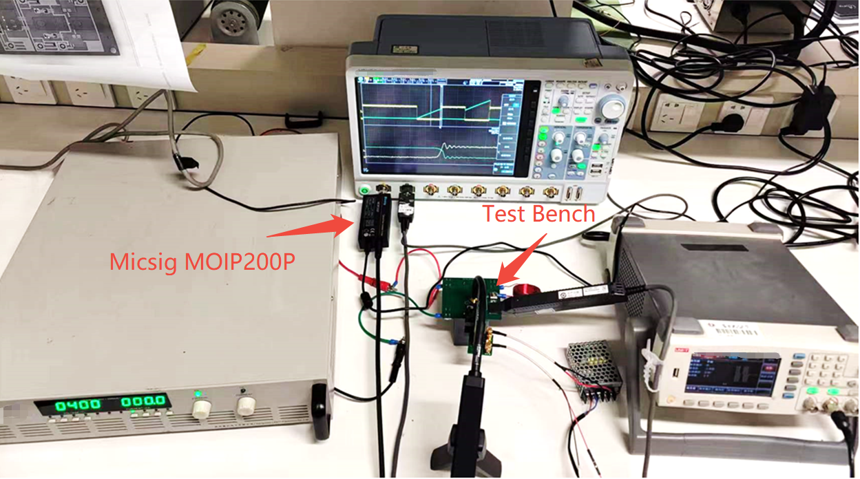 Application of Micsig SigOFiT Optical-fiber Isolated Probe in Dynamic Testing of Silicon Carbide (SiC) MOSFETs