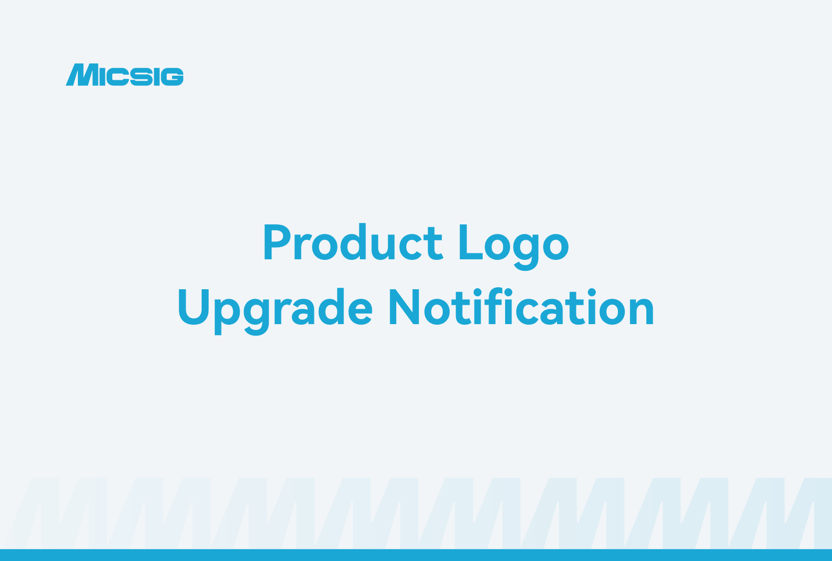 Product Logo Upgrade Notification